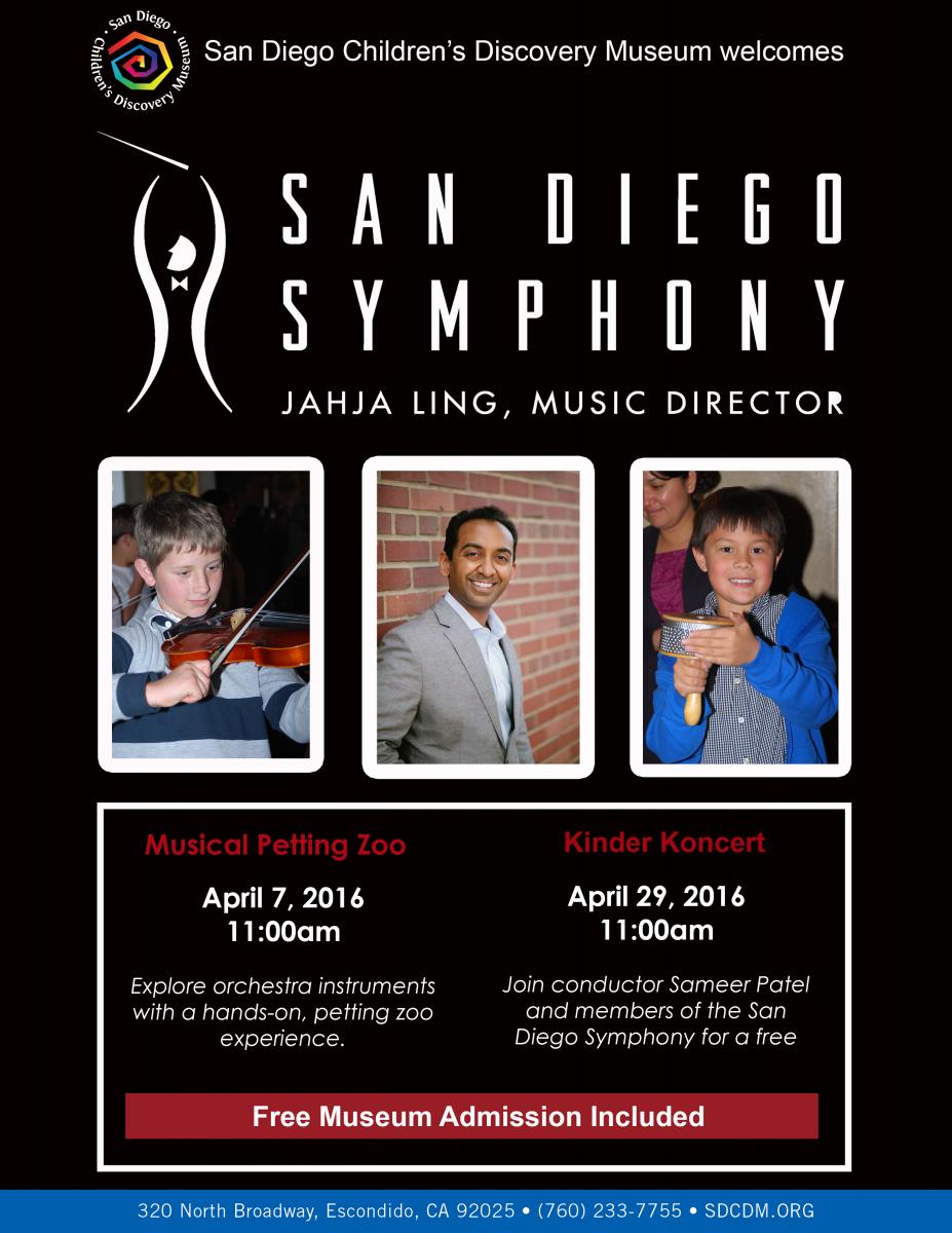 San Diego Symphony Events San Diego Children's Discovery Museum